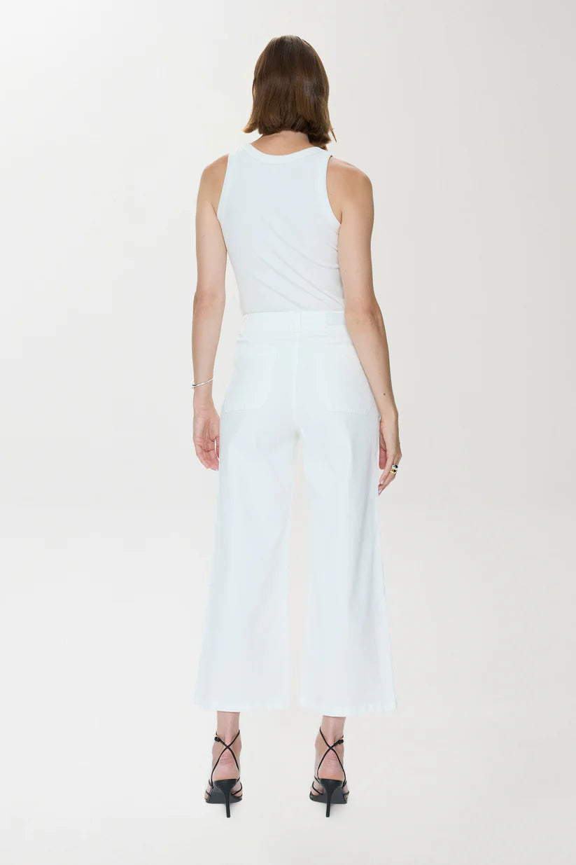 Pistola - Zooey Patch Pocket Utility Pant, Le Blanc