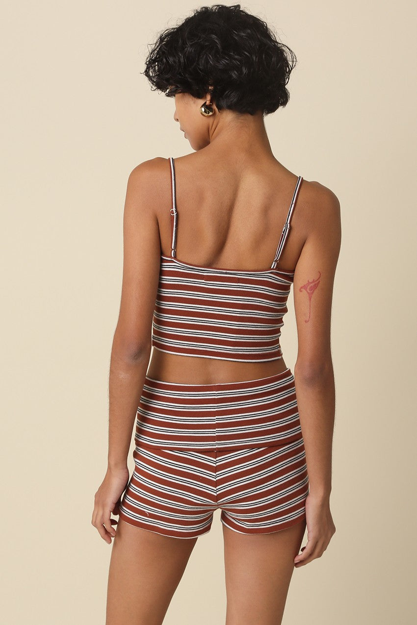 Jane Ribbed Stripe Two-Piece Set
