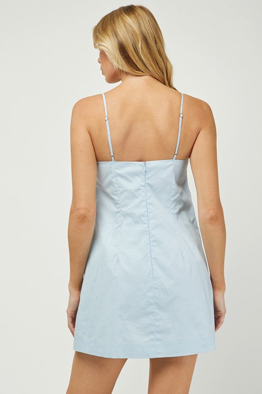 Button Down Mini Dress