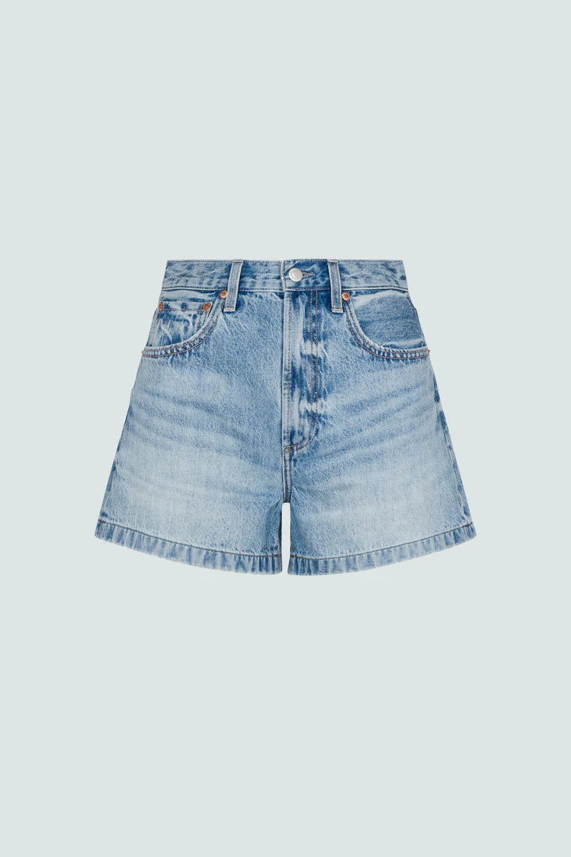 Pistola - Saige High Rise A-Line Short, French Riviera