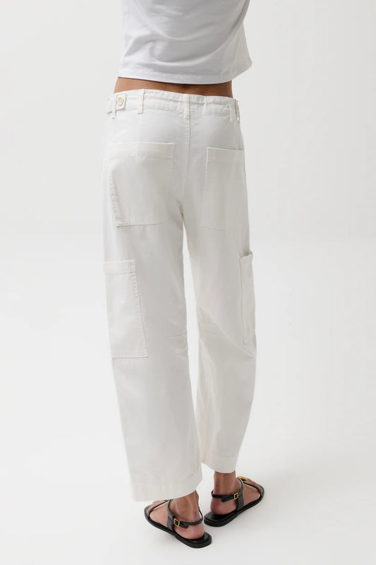 Pistola - Sabrina Curved Utility Pants, White