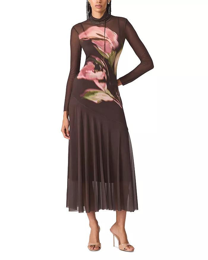 Vivara Mesh Turtleneck Dress - Steve Madden