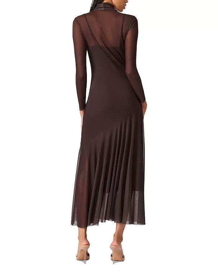 Vivara Mesh Turtleneck Dress - Steve Madden