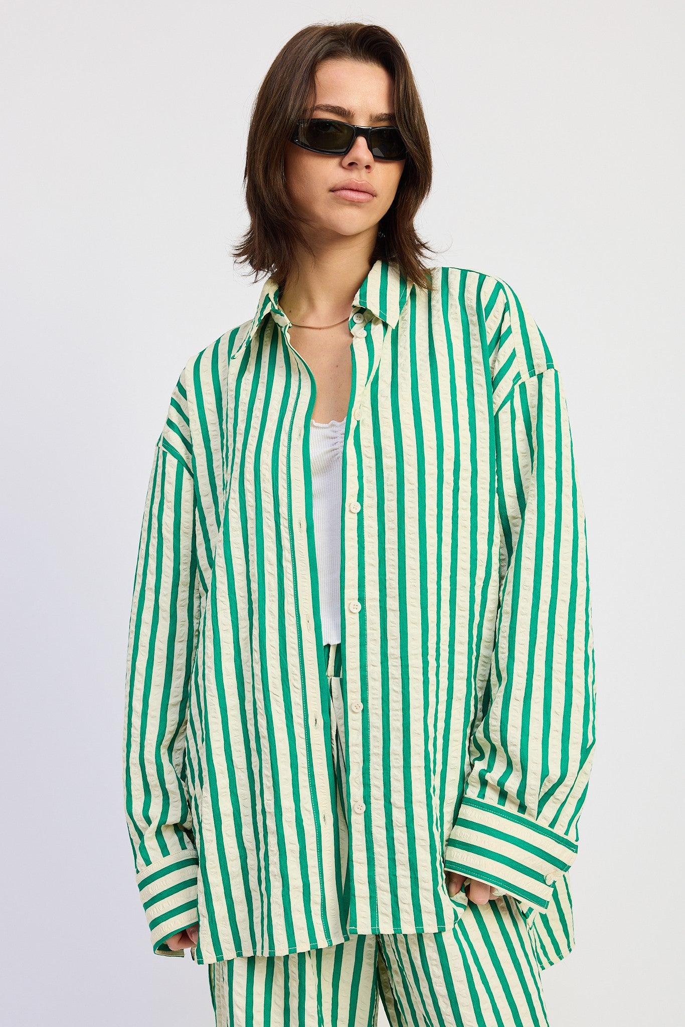 Oversized Stripe Shirt