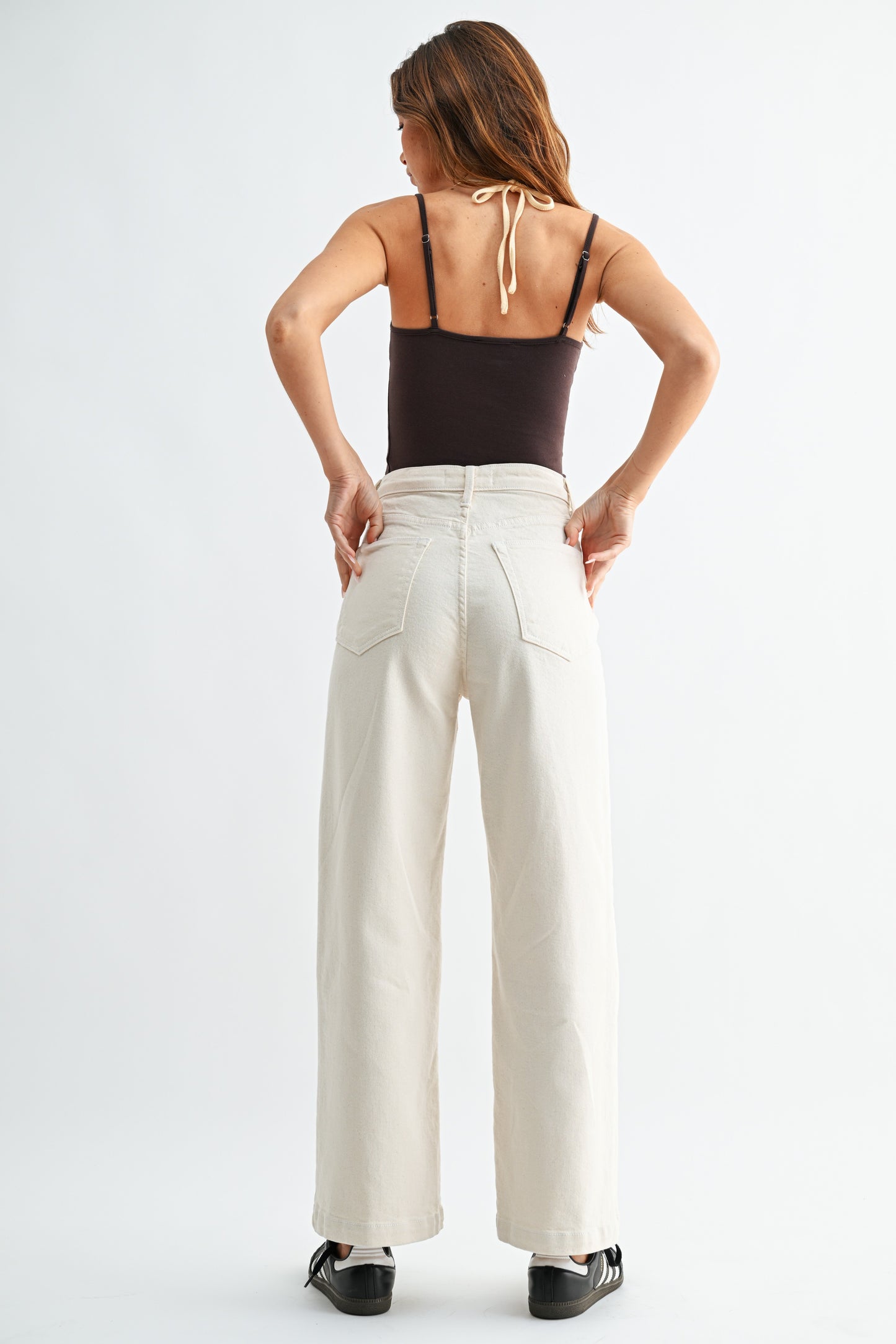 Patch Pocket Wide Leg