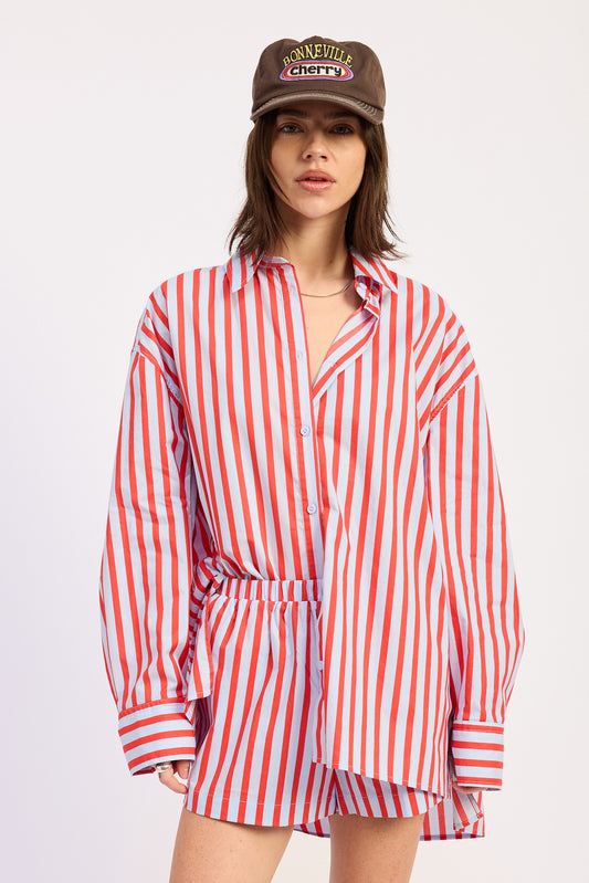 Striped Oversized Shirt