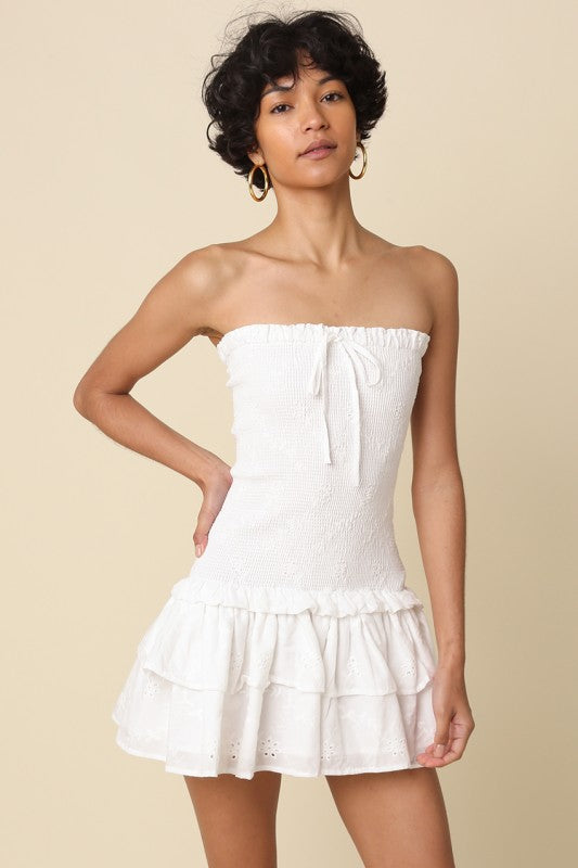 Charlee Ruffle Mini Dress