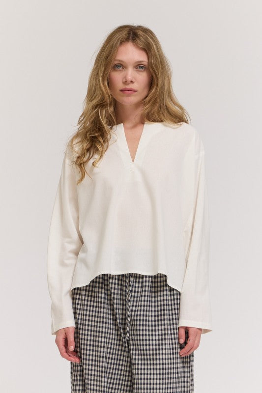 Linen Blouse Top