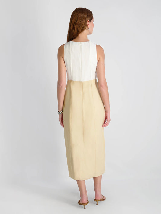 Cooper Linen Contrast Midi