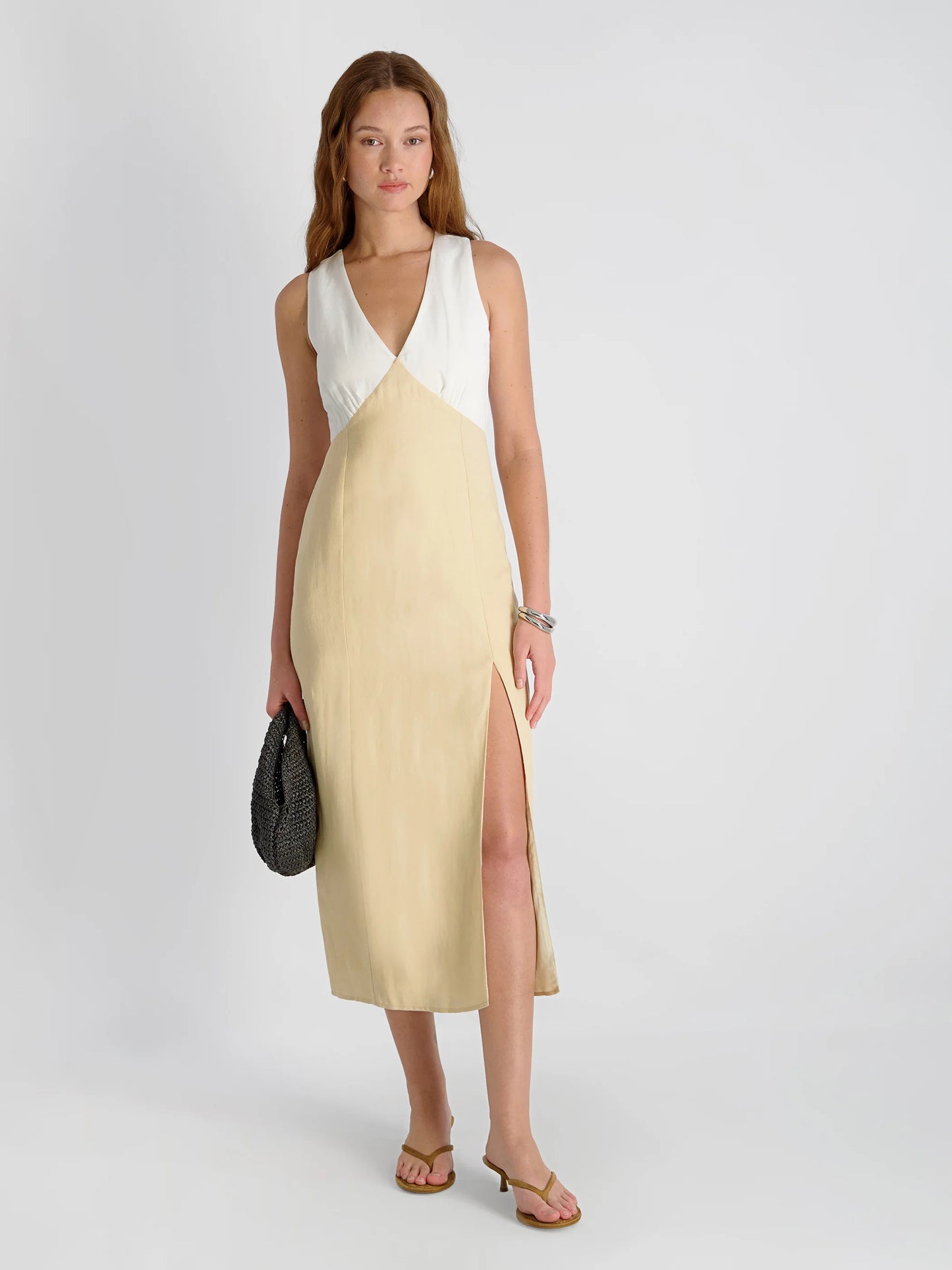 Cooper Linen Contrast Midi