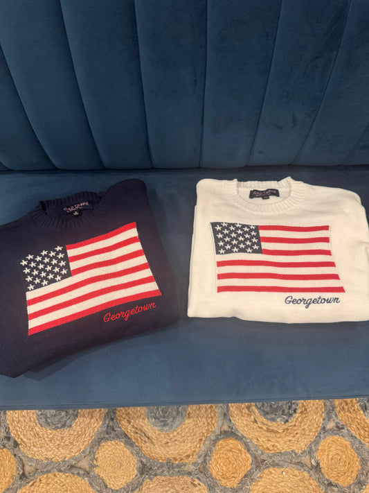 Georgetown Flag Sweater