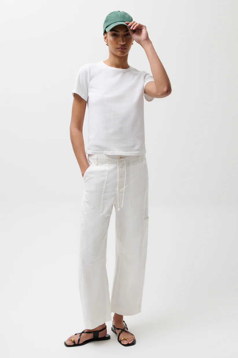 Pistola - Sabrina Curved Utility Pants, White