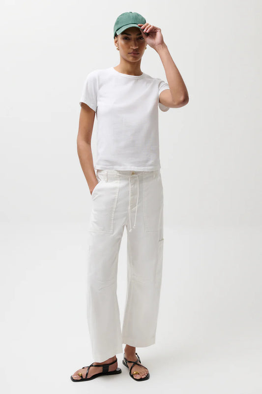 Pistola - Sabrina Curved Utility Pants, White