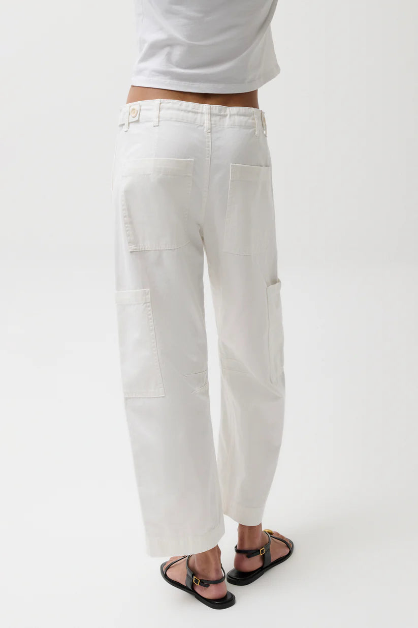 Pistola - Sabrina Curved Utility Pants, White
