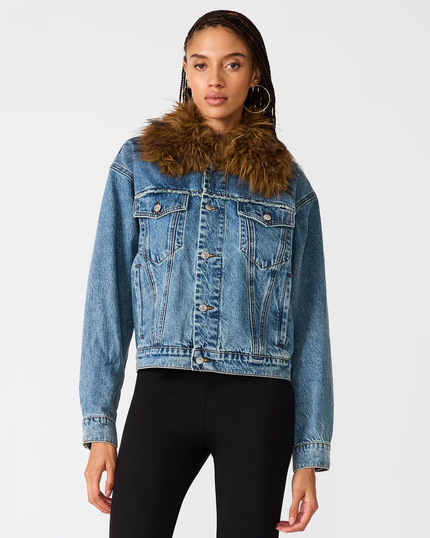 Marky Jacket Imperial Blue - Steve Madden