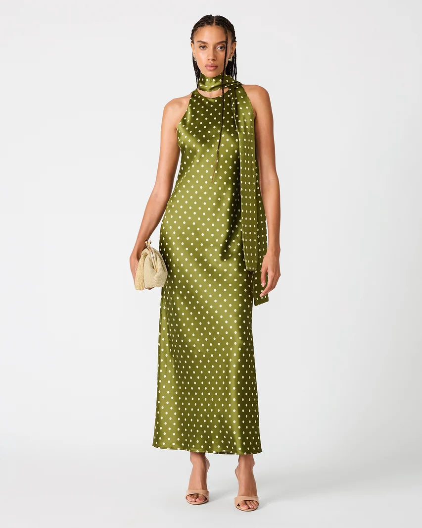 Jaiden Dress Olive Heather - Steve Madden